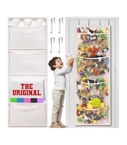 Honeyera Stuffed Animal Storage Over Door Organizer