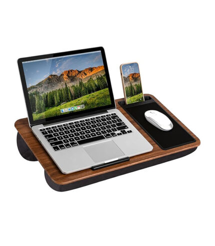 LAPGEAR Lap Desk with Mouse Pad & Phone Holder